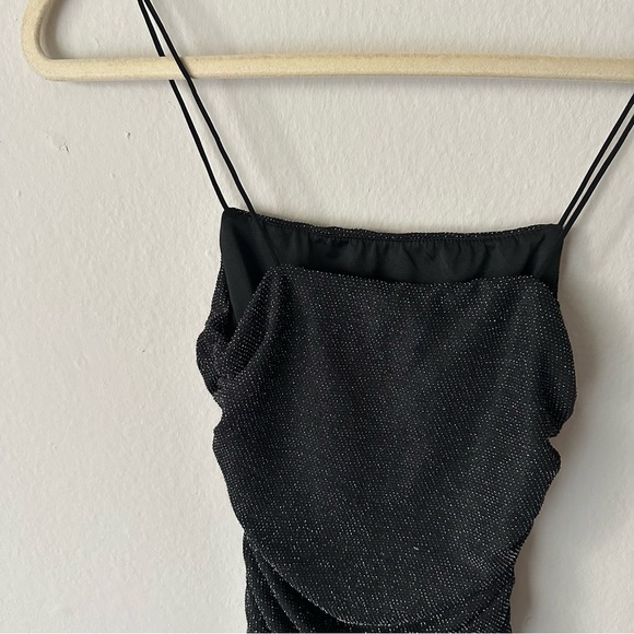 Princess Polly REEVA MINI DRESS BLACK Size 4 - Picture 11 of 11